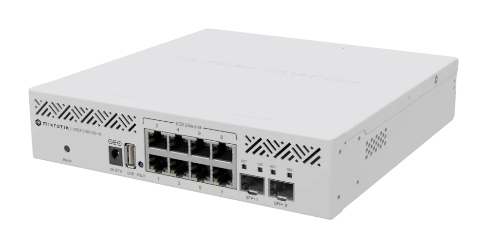 Комутатор MikroTik CRS310-8G+2S+IN