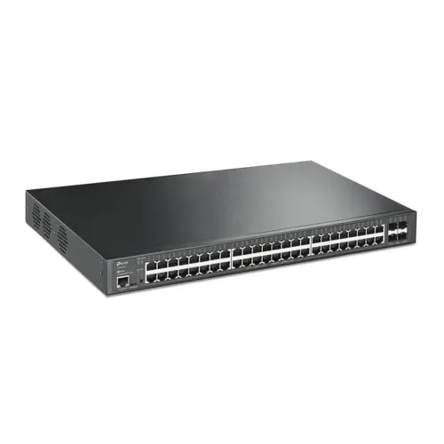 Комутатор TP-Link TL-SG3452XP JetStream управляем с 48-Gigabit PoE+ порта и 4SFP+