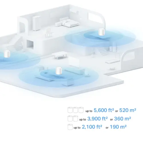Alternative view of Безжична Wi-fi 6 Mesh система TP-Link Deco X10(1-pack) AX1500
