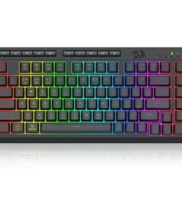 Геймърска клавиатура Redragon Crescent Pro K524RGB-PRO с кабел и безжична Bluetooth RGB осветление -