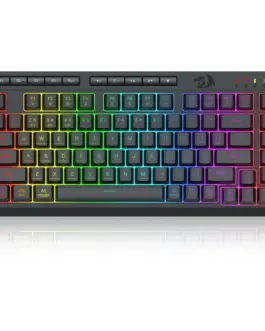 Геймърска клавиатура Redragon Crescent Pro K524RGB-PRO с кабел и безжична Bluetooth RGB осветление -