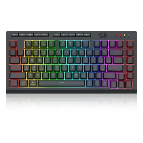 Геймърска клавиатура Redragon Crescent Pro K524RGB-PRO с кабел и безжична Bluetooth RGB осветление -