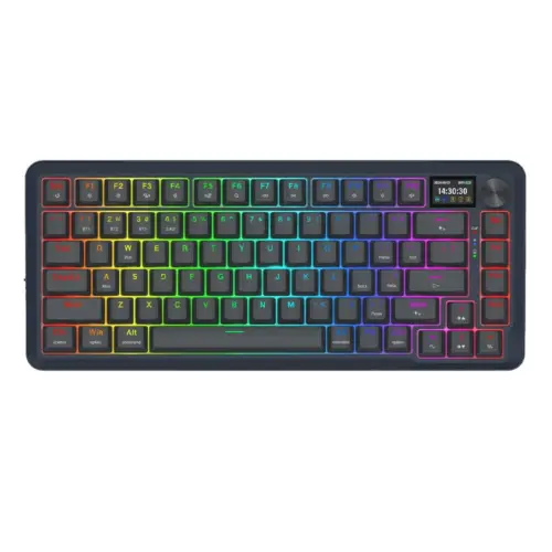 Bluetooth и безжична механична геймърска клавиатура Redragon Flekact Pro K708-RGB-PRO RGB осветление -