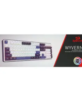 Механична геймърска клавиатура Redragon Wyvern K689WBB-RGB с RGB подсветка –