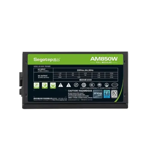 Alternative view of Захранващ блок Segotep AM850 850W full modular
