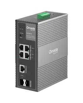 6-портов гигабитов индустриален лесно управляем комутатор TP-Link Omada IES206GPP с 3 PoE+ порта и 1 PoE++ порта