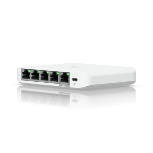 5-портов Gigabit комутатор Ubiquiti UniFi Flex Mini 2.5G