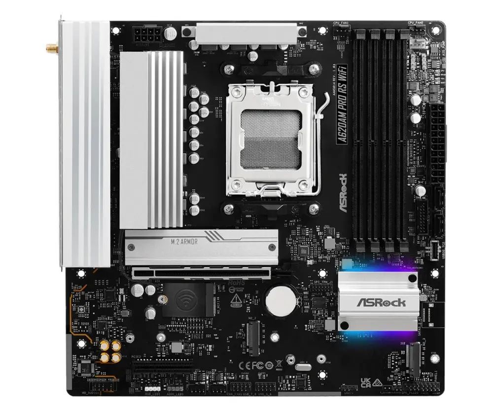 Дънна платка ASRock A620M PRO RS WIFI AM5