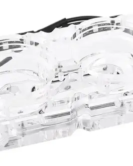 Адаптер приставка с вътрешна и външна резба Alphacool Eisdecke D5 Dual Acrylic Attachment 3x