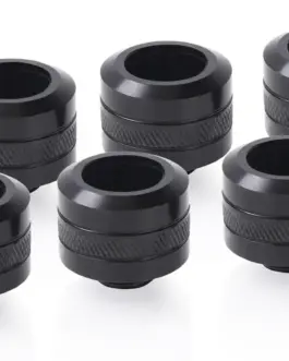 Компресионен фитинг Alphacool Eiszapfen PRO 16mm HardTube Fitting G1/4 - Deep Black (6