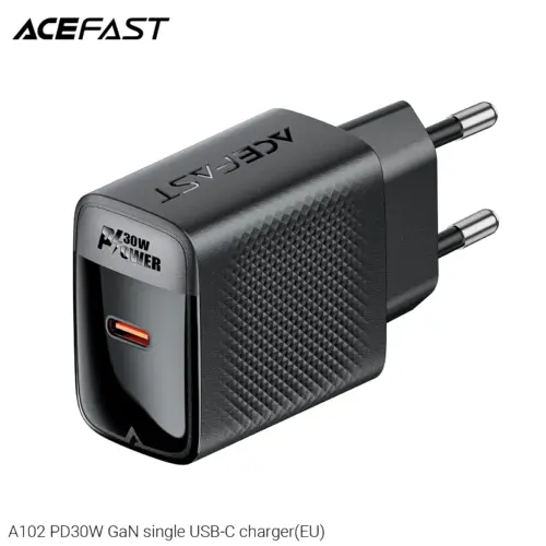 Acefast Универсално зарядно за стена Charger Wall GaN PD30W – A102 – USB-C x 1
