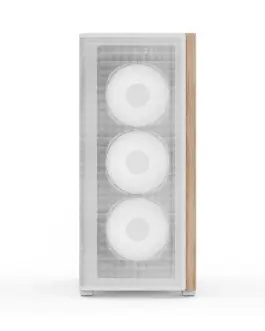 Alternative view of AeroCool кутия Case ATX - D501A White, Addressable RGB, Wood