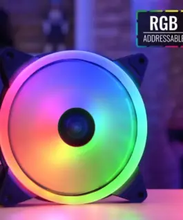 Alternative view of AeroCool вентилатор Fan 140 mm - Duo 14 - Addressable RGB - ACF4-DU10217.11