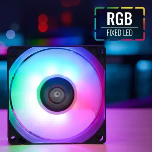 Alternative view of AeroCool вентилатор Fan 80 mm - Frost 8 - Fixed RGB - ACF1-FS10117.11
