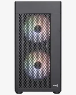 Alternative view of AeroCool кутия Case mATX - Hexform-G-BK-v2 - 3 fans included