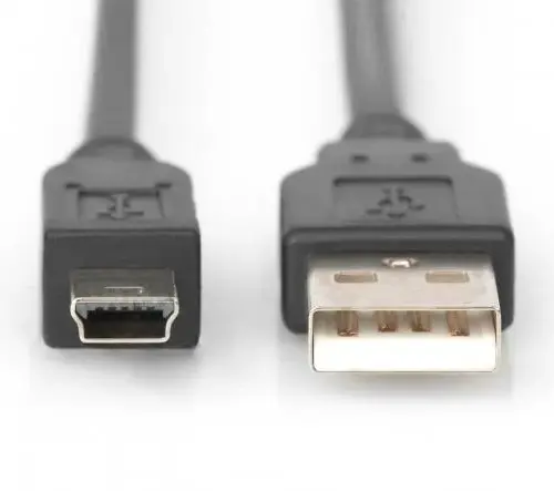 КАБЕЛ USB DIGITUS – USB-A to mini USB-B – 1