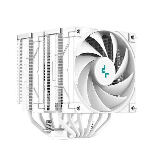 Alternative view of DeepCool охладител CPU Cooler AK620 WH - Dual-Tower, White - LGA1700/AM5