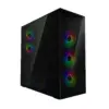 Arctic кутия Case E-ATX - Xtender VG (Black) - PCIe Gen 4 riser included 5 A-RGB Fans