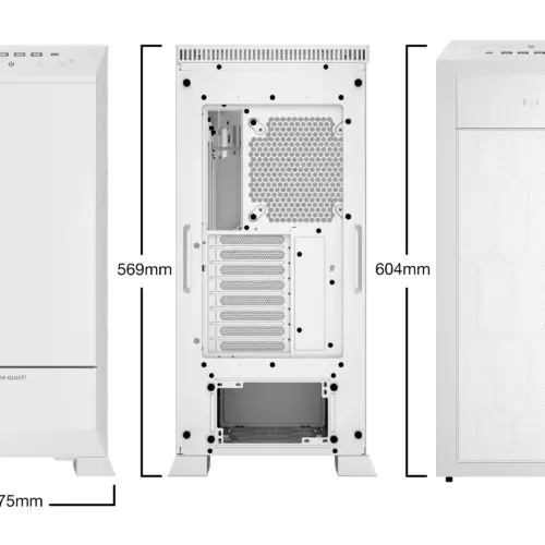 Alternative view of be quiet! кутия Case EATX - Dark Base Pro 901 White