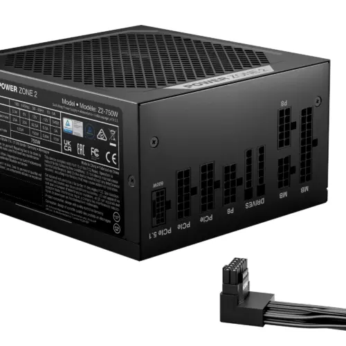 Alternative view of be quiet! захранване PSU ATX 3.1 Platinum - POWER ZONE 2 750W