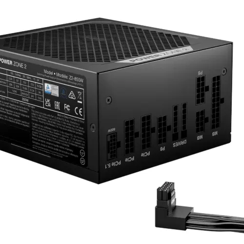 Alternative view of be quiet! захранване PSU ATX 3.1 Platinum - POWER ZONE 2 850W