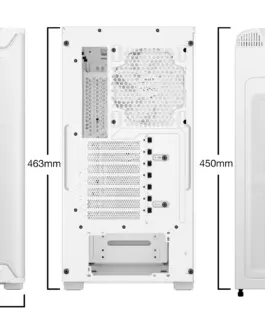 Alternative view of be quiet! кутия Case ATX - Pure Base 501 DX White