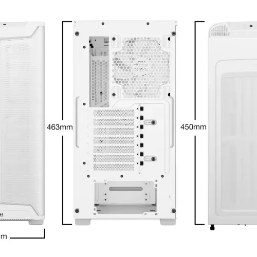 Alternative view of be quiet! кутия Case ATX - Pure Base 501 DX White