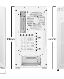 Alternative view of be quiet! кутия Case ATX - Pure Base 501 LX White