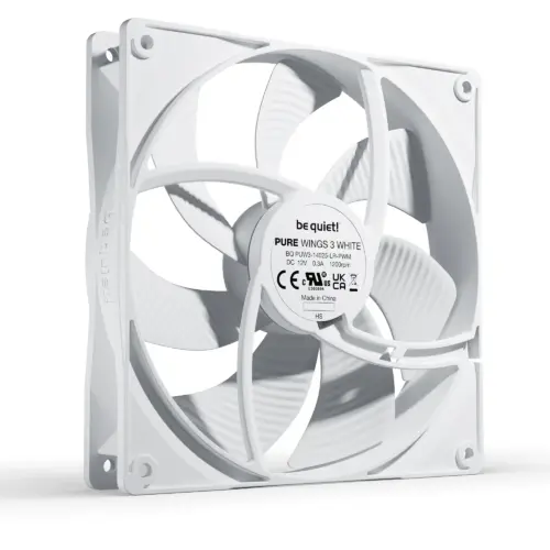 Alternative view of be quiet! вентилатор Fan 140mm - Pure Wings 3 140mm PWM White