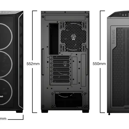Alternative view of be quiet! кутия Case EATX - Shadow Base 800 FX Black
