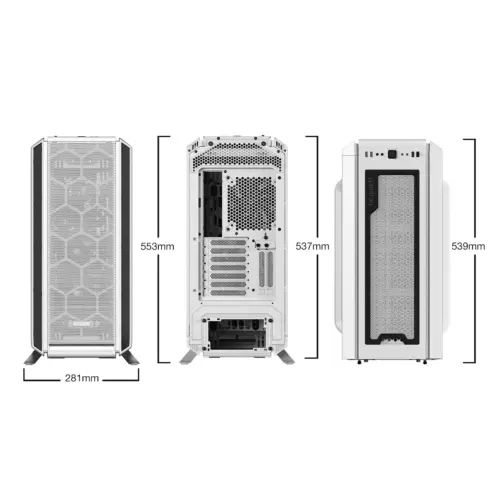 Alternative view of be quiet! кутия Case EATX - Silent Base 802 White