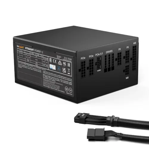 Alternative view of be quiet! захранване PSU ATX 3.1 Platinum - Straight Power 12 750W