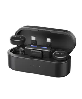 Безжична система микрофони BOYA BOYALINK 3-01 with lightning+USB-C +3.5mm TRS