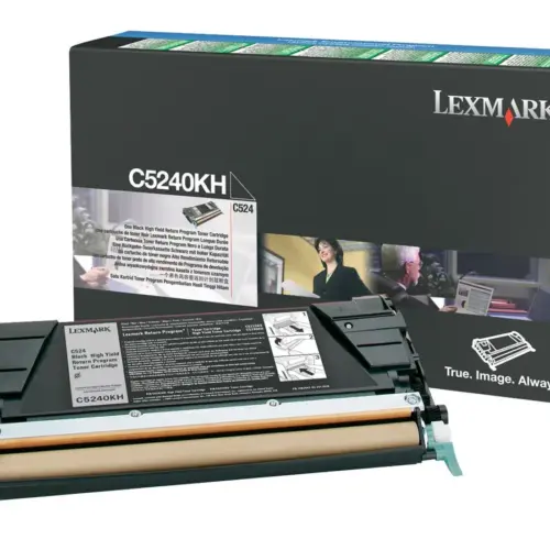 КАСЕТА ЗА LEXMARK OPTRA C524/C534 - Black - Return program cartridge - OUTLET - PN C5240KH