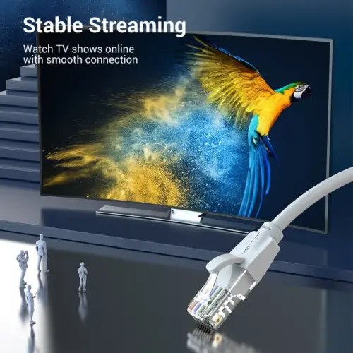 Vention Кабел LAN UTP Cat.6 Patch Cable – 1M Gray – IBEHF