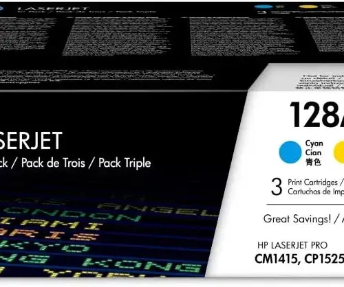 КОМПЛЕКТ 3 КАСЕТИ ЗА HP Color Laserjet CM 1415/CP 1525 - TRIPLE PACK - C/M/Y - CE321A/CE322A/CE323A - /128A/ - PN