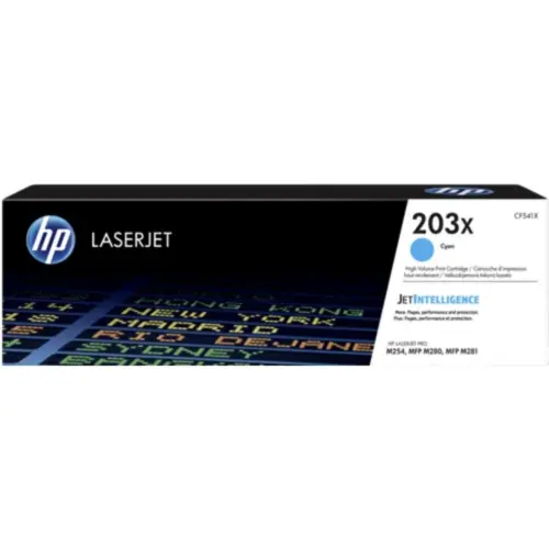 КАСЕТА ЗА HP Color LaserJet Pro M254nw/M254dw/MFP M280nw/MFP M281fdn/MFP M281fdw - /203X/ - Cyan - PN