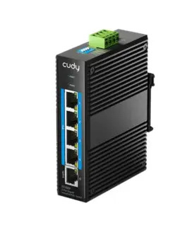 Суич Cudy IG1005P Индустриален 5-Port 10/100/1000M PoE+ Switch 65W
