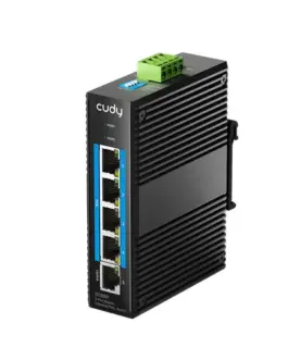 Суич Cudy IG1005P Индустриален 5-Port 10/100/1000M PoE+ Switch 65W