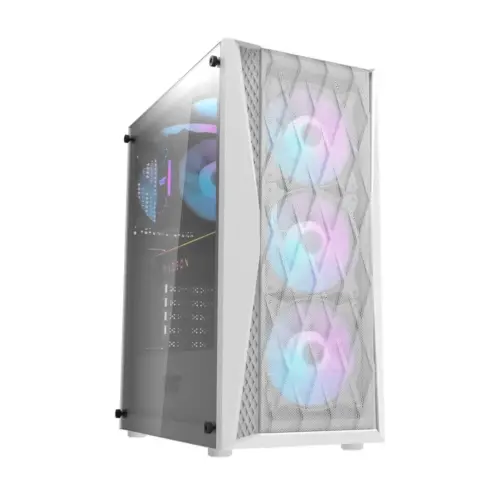 Darkflash кутия Case ATX - DK352 White - 4 fans included