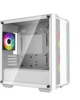 Alternative view of DeepCool кутия Case mATX - CC360 A-RGB White