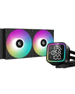 DeepCool водно охлаждане Water Cooling LD240 - LCD Screen A-RGB