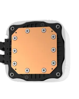 Alternative view of DeepCool водно охлаждане Water Cooling LS520 SE White - Addressable RGB, Infinity mirror design - LGA1700/AM5