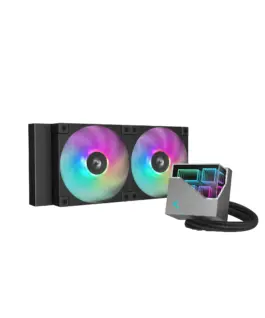 DeepCool водно охлаждане Water Cooling LT240 - Addressable RGB Infinity mirror design -