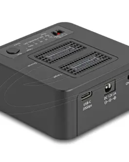 Delock M.2 Докинг станция за 2 x M.2 NVMe клониранеизтриване до 20 Gbps USB-C