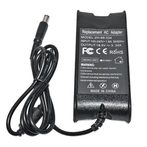 Makki зарядно за лаптоп заместител Laptop Adapter DELL 19.5V 3.34A 65W 7.4×5.0mm –