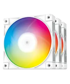 DeepCool Комплект вентилатори Fan Pack 3-in-1 3x120mm - FC120 White Addressable
