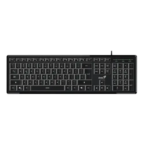 Genius клавиатура кирилизирана Keyboard SlimStar 820 Black – AI