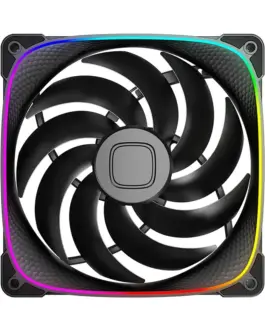 Alternative view of Geometric Future Комплект вентилатори Fan Pack 3-in-1 140 mm - Squama 2503B-14 Black