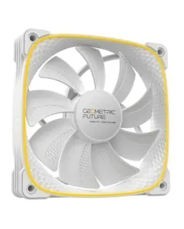 Alternative view of Geometric Future вентилатор Squama 2503R, REVERSE Fan, 120mm, ARGB, White
